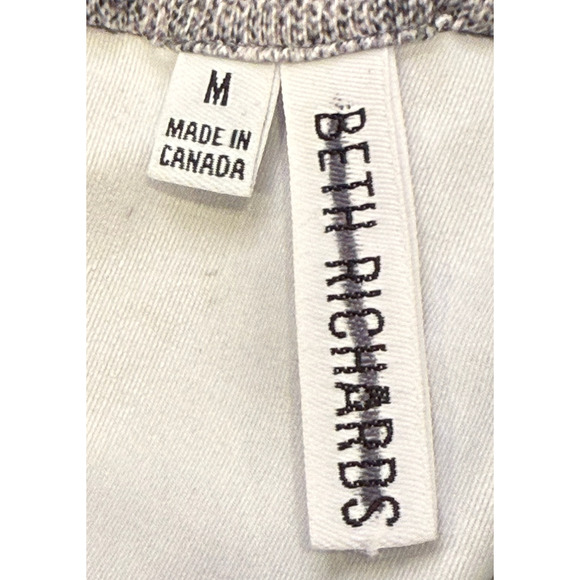 BETH RICHARDS FREE PEOPLE HEATHER GRAY BARBARA SURF SUIT ONE PIECE SWIMSUIT SZ M - Picture 6 of 6